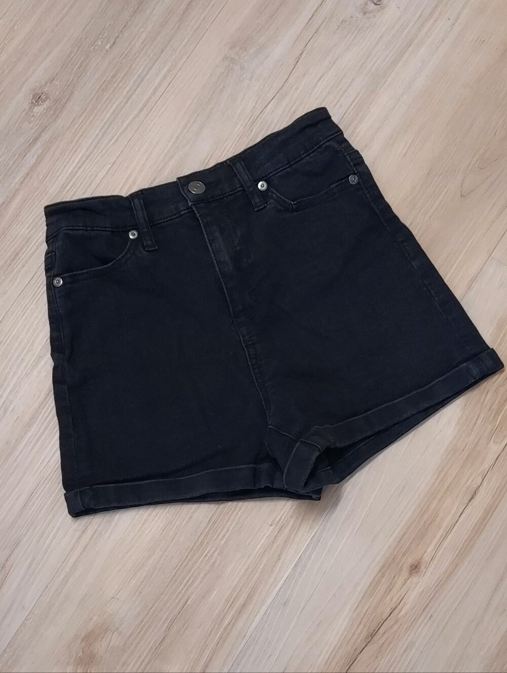 📣Alter'd States High-Rise Black Denim Women’s Shorts Size 26/3